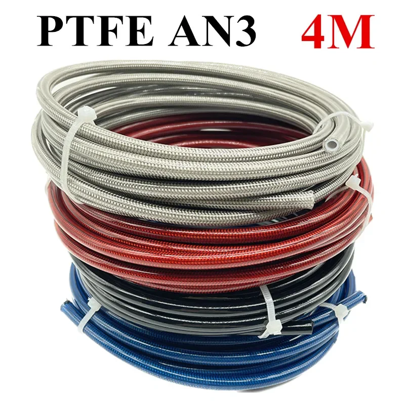 Ptfe Tape Thread - 4M AN3 Мотоциклетный армированный шланг из