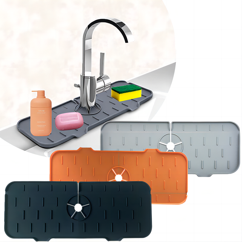 Silicone Tap Washer - Кухонные гаджеты: силиконовый впитывающий коврик для