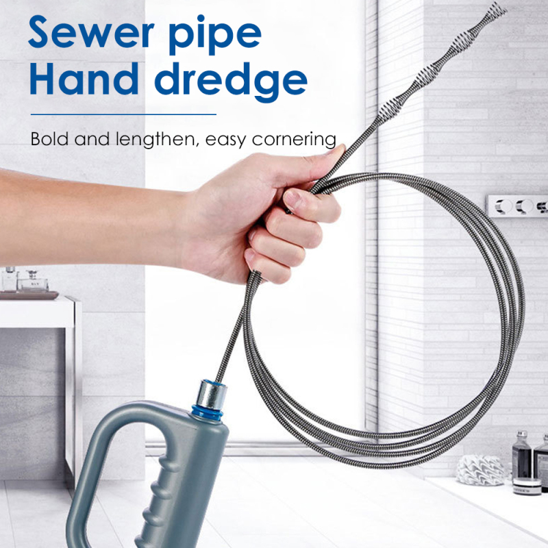 Drain Snake Flexible - 10 м разблокировщик слива, гибкий стержень,
