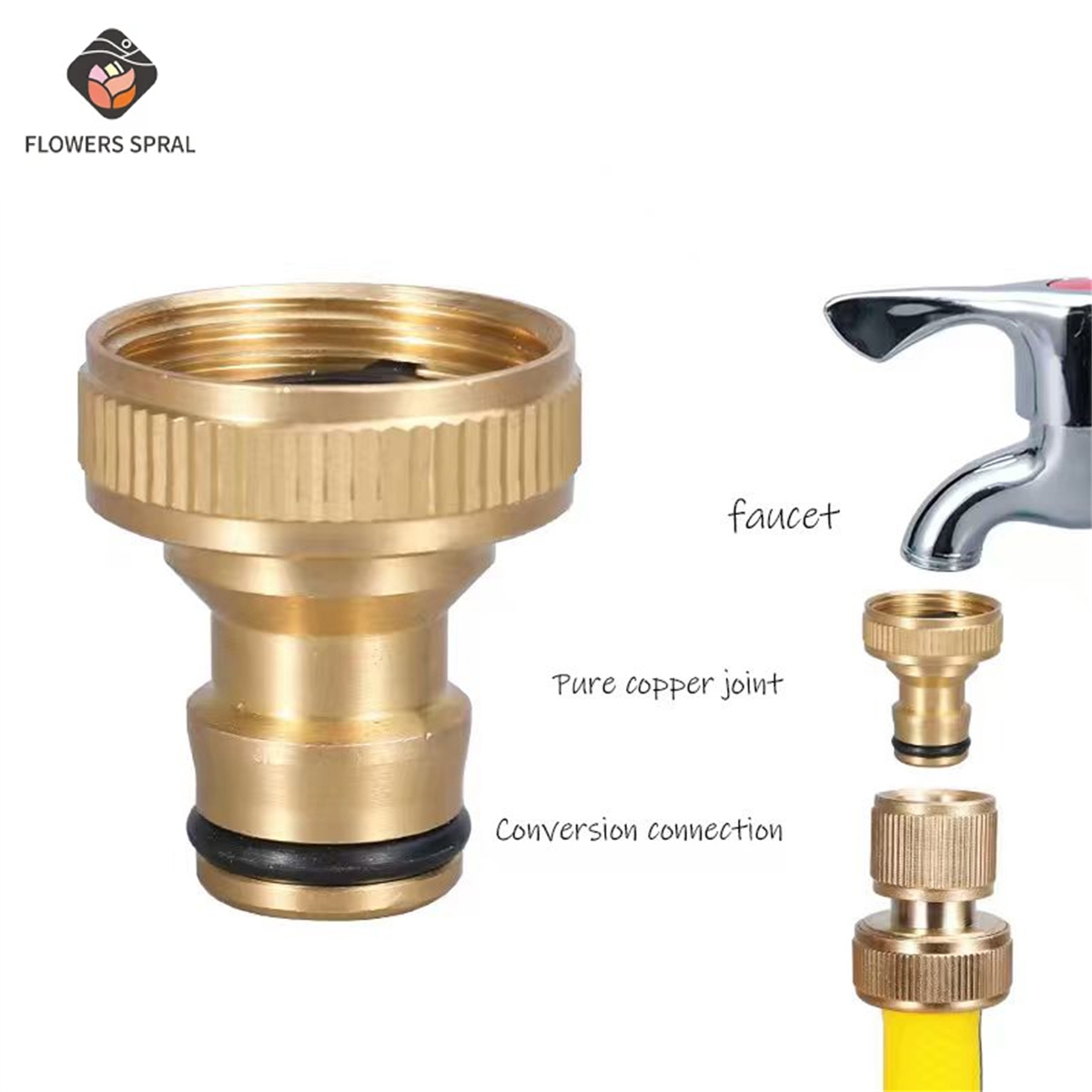 Compression Fitting Brass - Фитинги для садовых водопроводных труб с