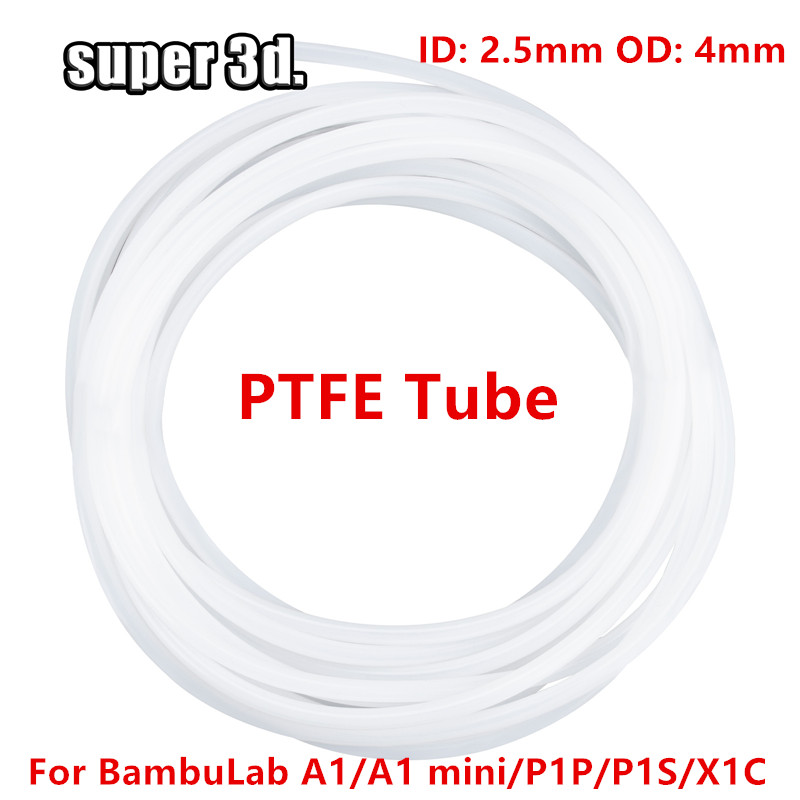 Ptfe Tape Thread - Трубка PTFE Bambu Lab 1/2/50 м,