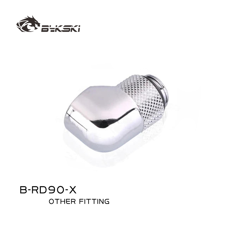 Compression Fitting Brass - BYKSKI G1/4 ''90-градусный поворотный компрессионный фитинг/латунные