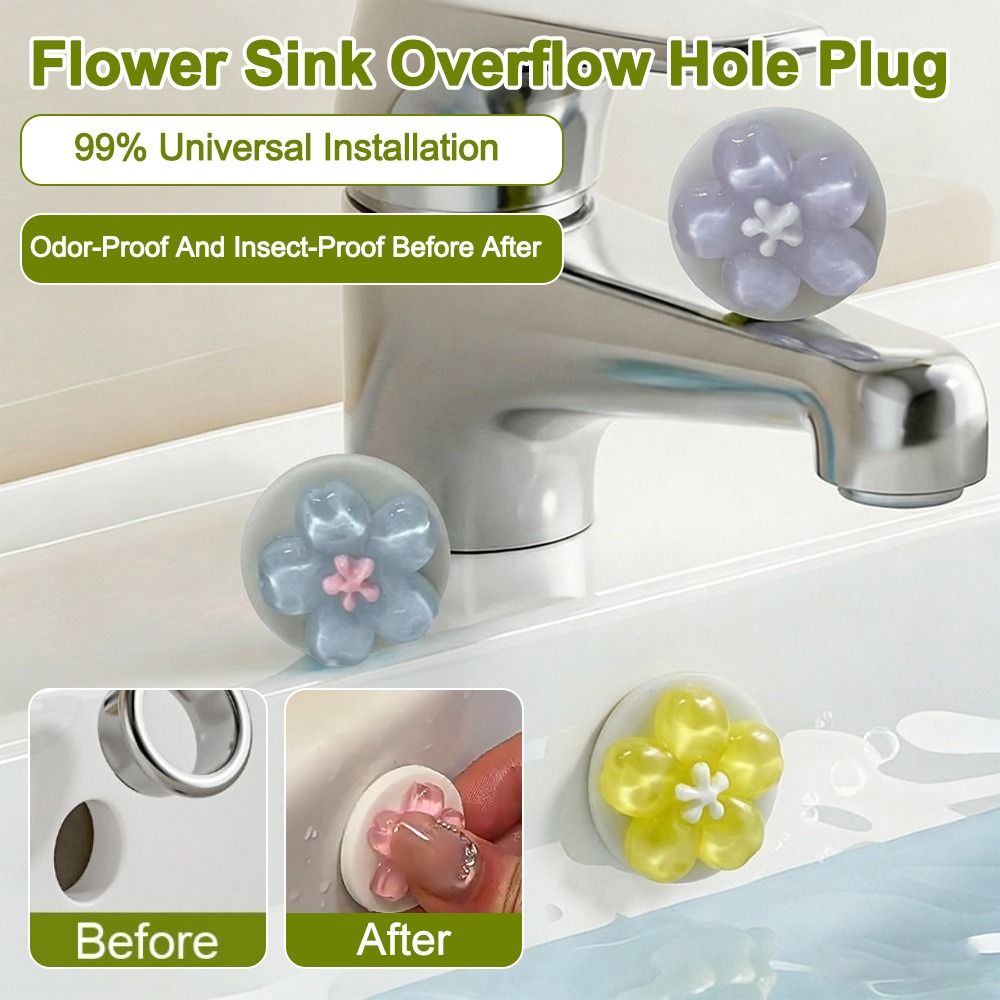 Overflow Pipe Clip - Противозасорное уплотнительное кольцо для канализационных труб,
