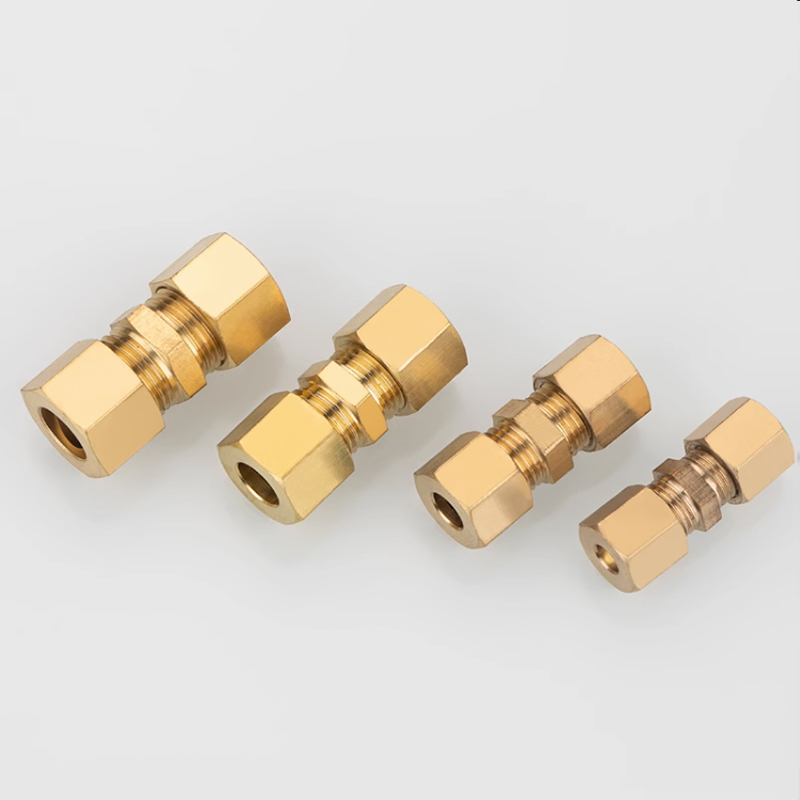 Compression Fitting Brass - Латунный компрессионный фитинг OD 4, 6,
