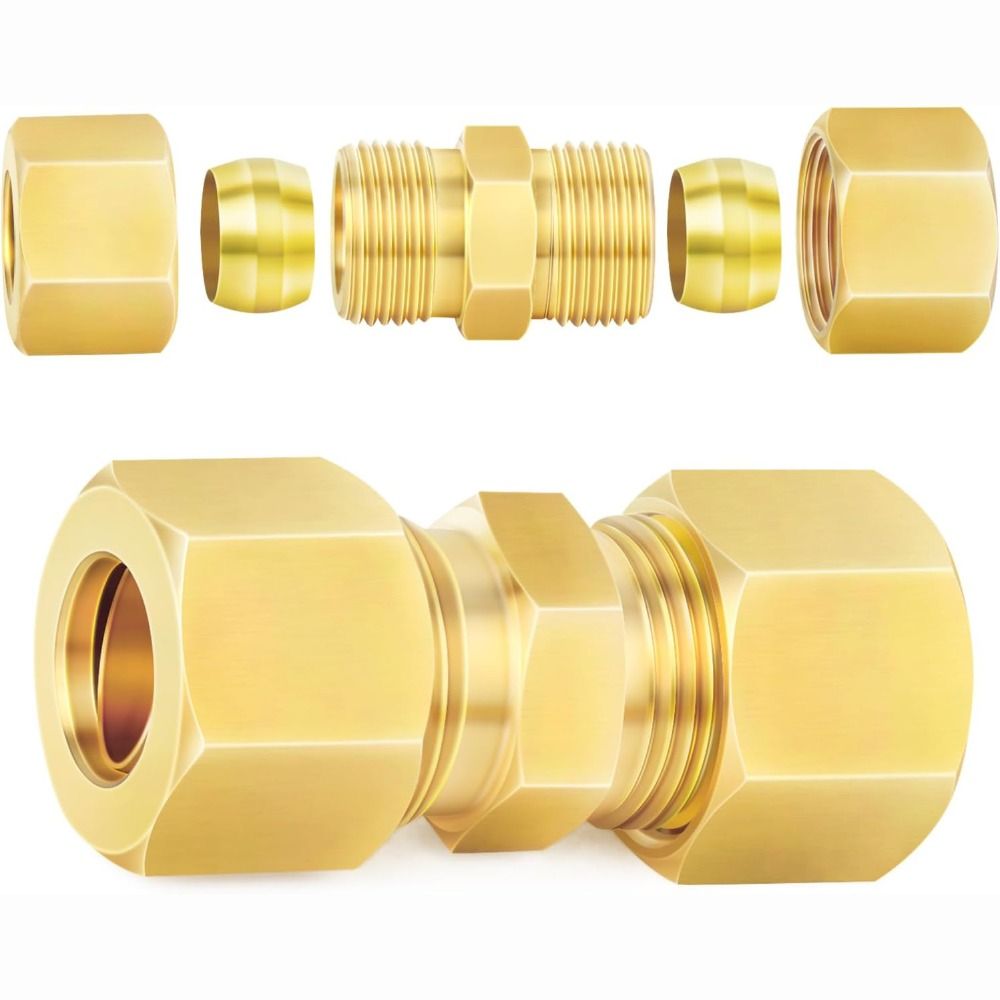 Compression Fitting Brass - Адаптер латунный, прямой компрессионный фитинг, различные
