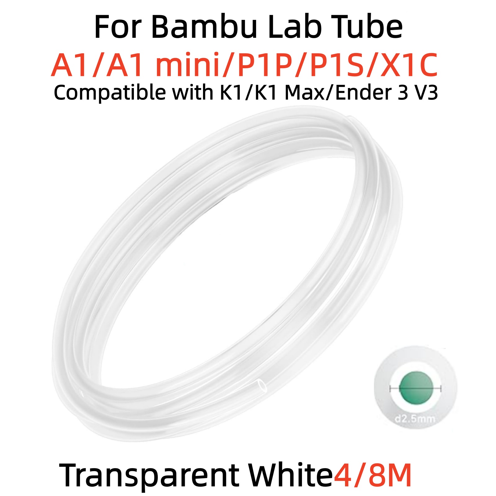 Ptfe Tape Thread - Для Bambu Lab Ptfe Tube P1P