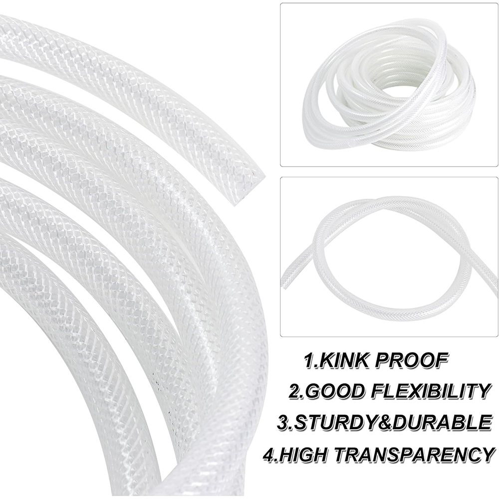 Прозрачная виниловая трубка вы – обзор и цена Flexible Hose Braided
