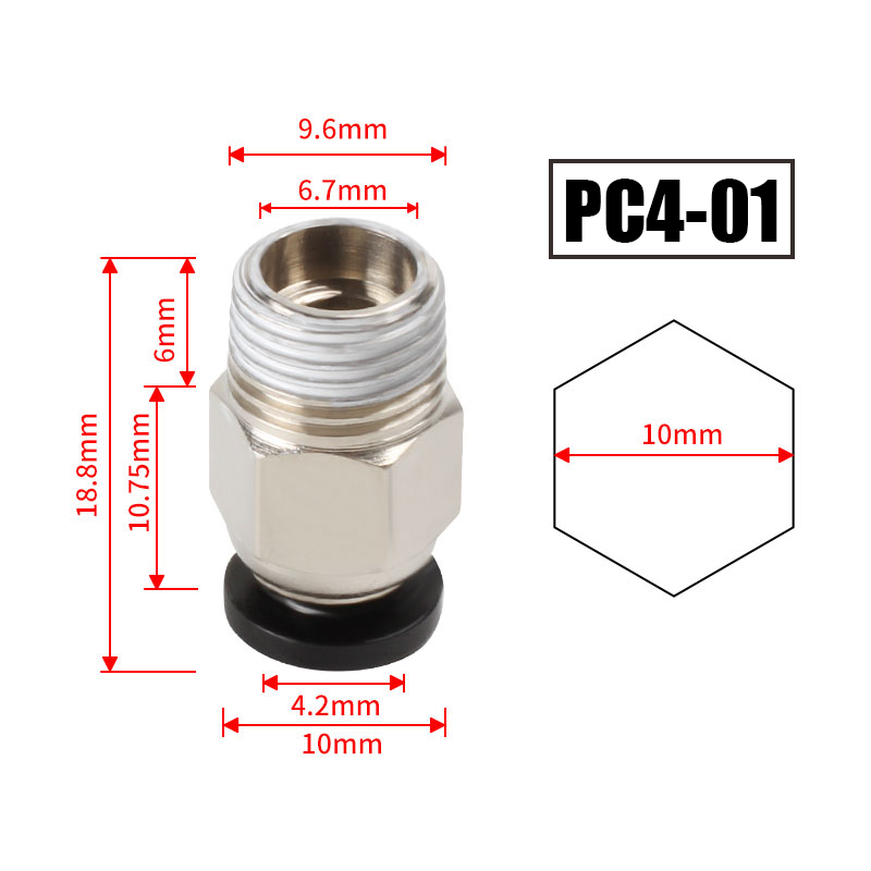 10 шт./лот Пневматические соед – обзор и цена Ptfe Tape Thread