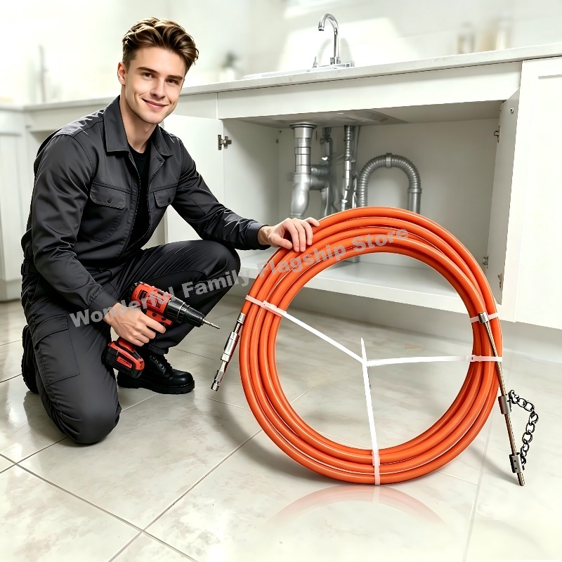 Гибкий набор инструментов для  – обзор и цена Drain Snake Flexible