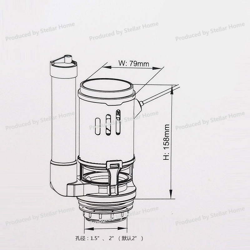Универсальный старый сливной к – обзор и цена Toilet Fill Valve
