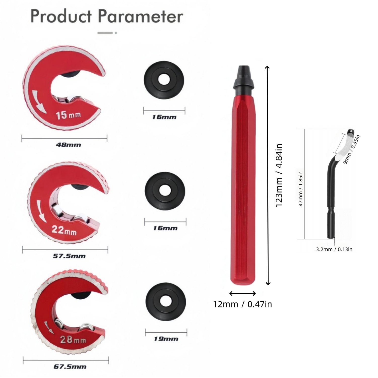 Набор для резки медных труб, 3 – обзор и цена Pipe Cutter Ratchet