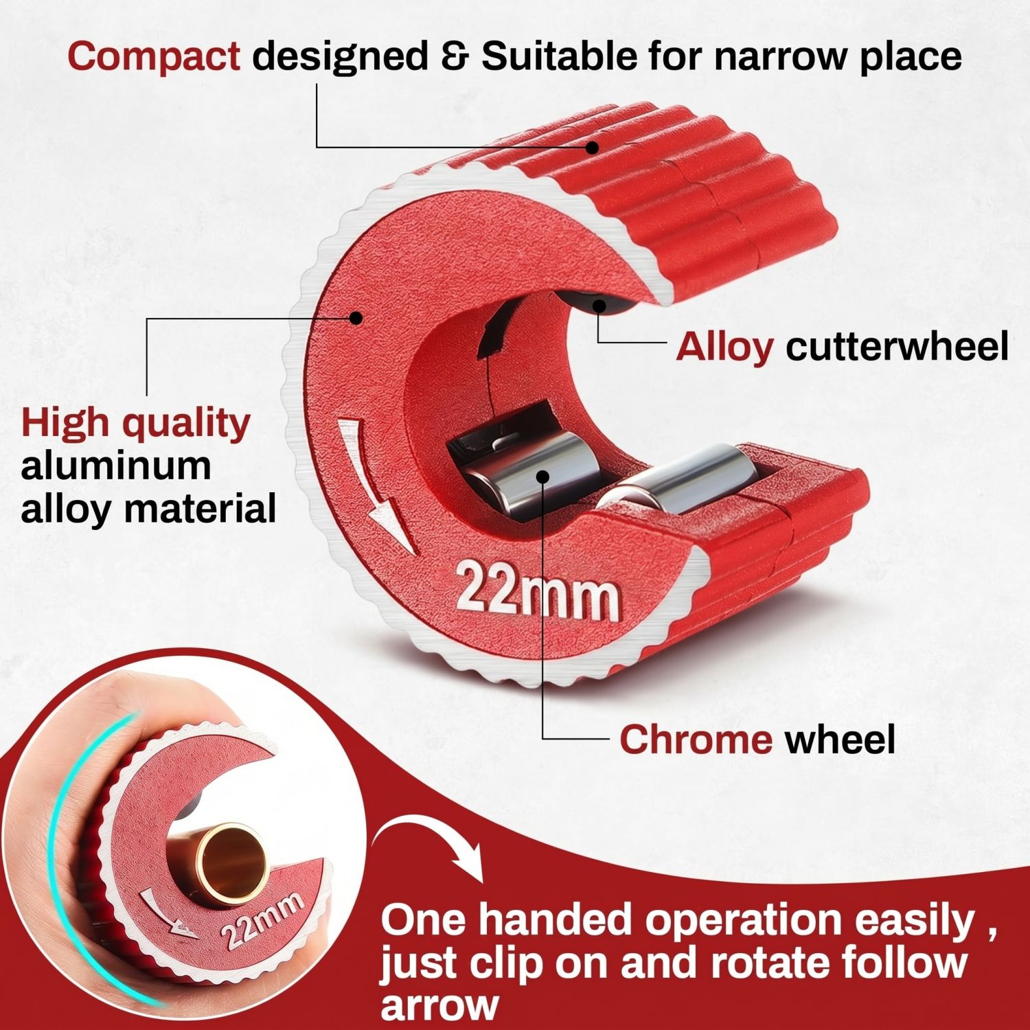 Набор для резки медных труб, 3 – обзор и цена Pipe Cutter Ratchet