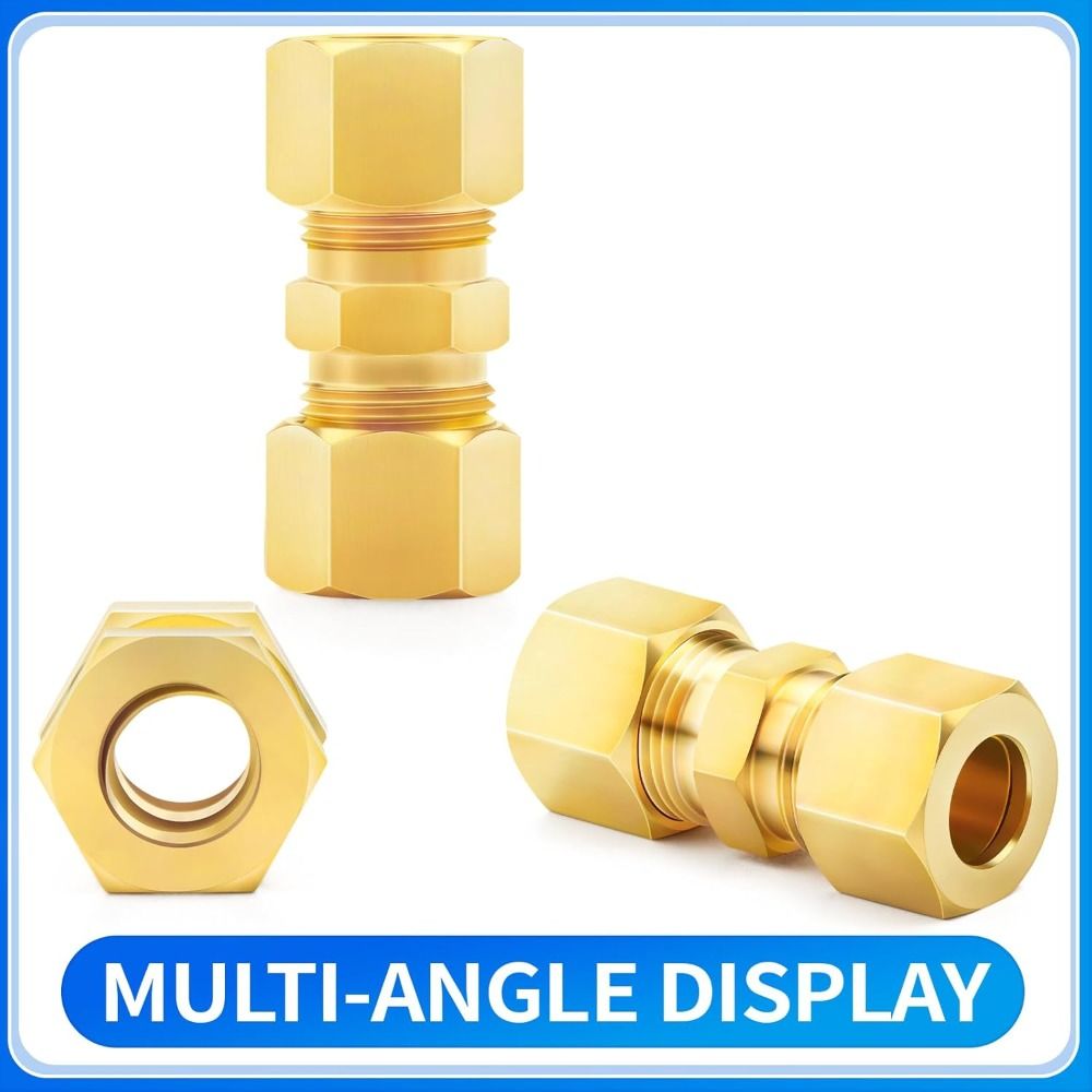 Адаптер латунный, прямой компр – обзор и цена Compression Fitting Brass
