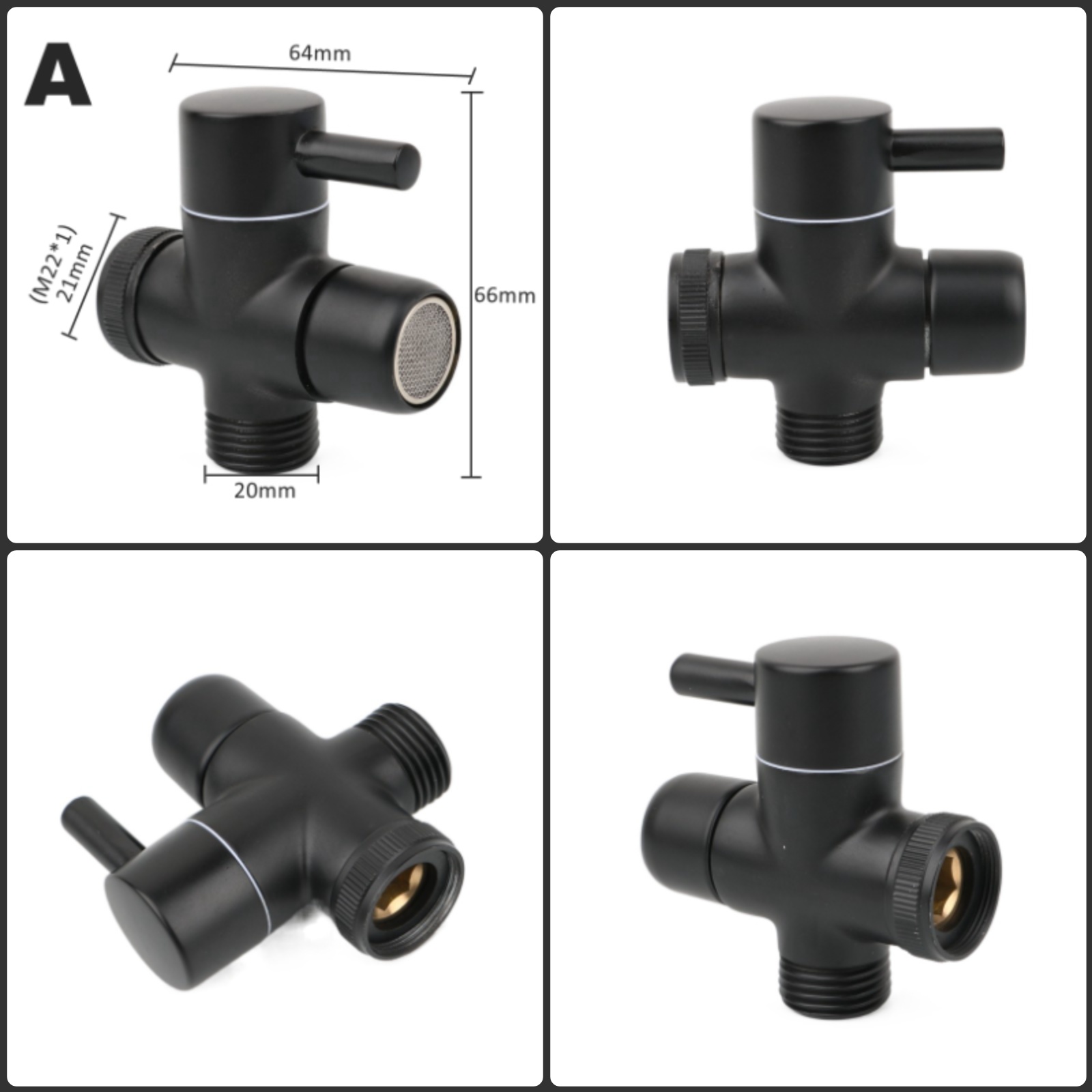 Черный латунный адаптер для ду – обзор и цена Shower Valve Cartridge