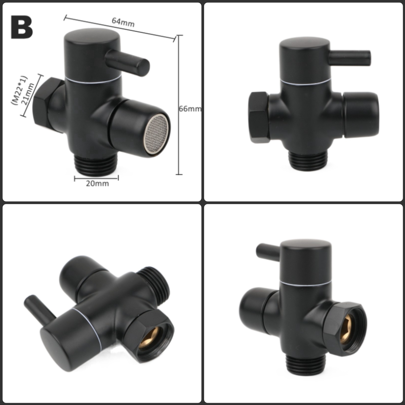 Черный латунный адаптер для ду – обзор и цена Shower Valve Cartridge