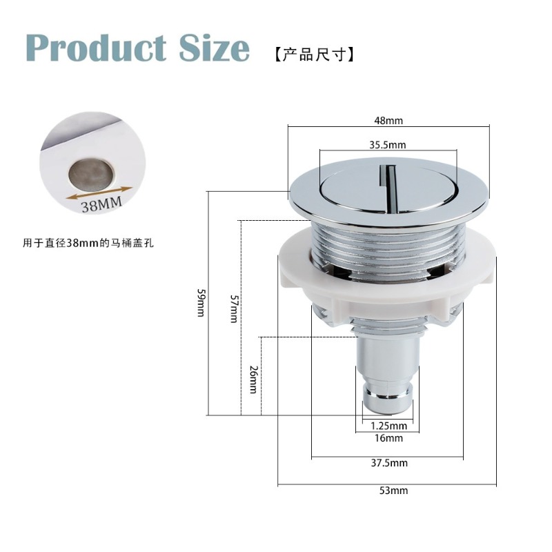 Комплект клапанов двойного смы – обзор и цена Toilet Fill Valve