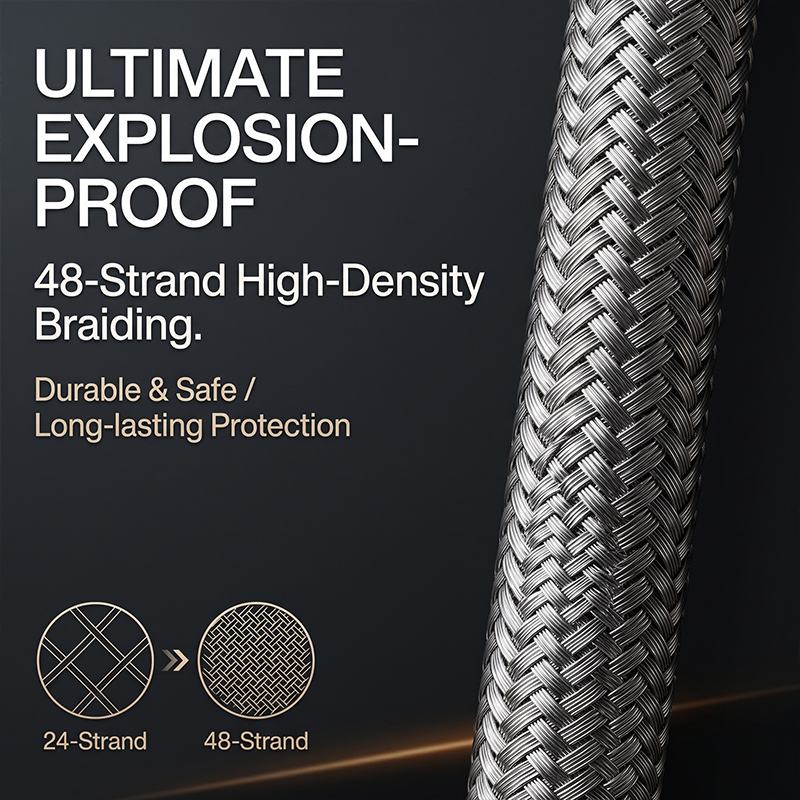 Гибкий водопроводный шланг из  – обзор и цена Flexible Hose Braided